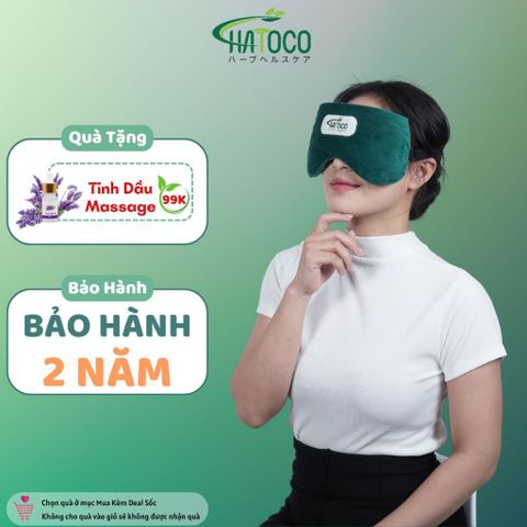 Túi Chườm Mắt Thảo Dược Hatoco - Giúp Thư Giãn, Ngủ Ngon, Chườm Nóng Bằng Lò Vi Sóng, Giảm Nhức Mỏi Mắt, Chăm Sóc Sức Khỏe Nhẹ Nhàng