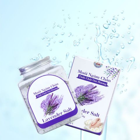 Muối Ngâm Chân Thảo Dược Hatoco 500g - Giảm Đau Nhức, Tê Lạnh, Thư Giản Ngu Ngon, Chăm Sóc Bàn Chân Tự Nhiên
