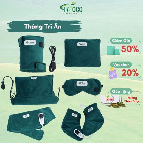 Đai Chườm Thảo Dược Hatoco Đa Năng - Giải Pháp Giảm Đau Lưng, Gáy, Chân Khớp Gối, Hỗ Trợ Tái Chế Đau Mỏi - Sản Phẩm Nhật Bản