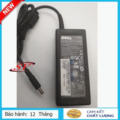Sạc Laptop DELL 3.34 Kim Nhỏ 65W Chính Hãng - Đầu Sạc Φ4.5-Φ3.0 - Dây Nguồn Volex - Bảo Hành 12 Tháng