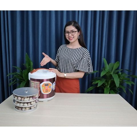 Nồi làm tỏi đen Nikio NK-686 - Dung tích 6L, công nghệ Nhật Bản, tự động điều chỉnh thời gian và nhiệt độ, làm tới 2kg tỏi tươi.