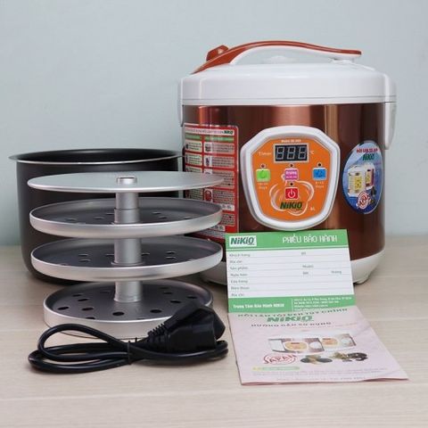 Nồi làm tỏi đen Nikio NK-686 - Dung tích 6L, công nghệ Nhật Bản, tự động điều chỉnh thời gian và nhiệt độ, làm tới 2kg tỏi tươi.