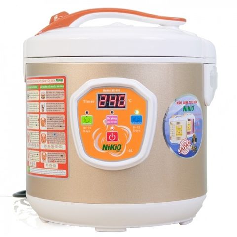 Nồi làm tỏi đen Nikio NK-686 - Dung tích 6L, công nghệ Nhật Bản, tự động điều chỉnh thời gian và nhiệt độ, làm tới 2kg tỏi tươi.
