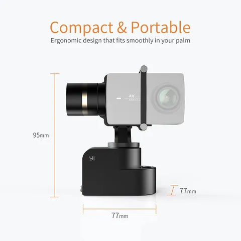 Gimbal Chống Rung 3 Trục Yi Handheld - Thiết Bị Ổn Định Video Cho Action Camera Yi 4K, 4K+, 4K Lite, 4K Discovery