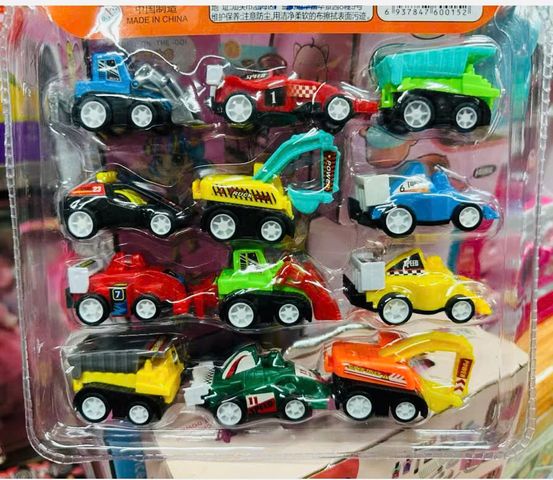 Đồ Chơi 12 Xe Ô Tô Công Trình Xây Dựng Chạy Bằng Đà 27815 - Giúp Trẻ Phát Triển Sáng Tạo và Kỹ Năng Chơi Nhóm