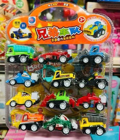 Đồ Chơi 12 Xe Ô Tô Công Trình Xây Dựng Chạy Bằng Đà 27815 - Giúp Trẻ Phát Triển Sáng Tạo và Kỹ Năng Chơi Nhóm