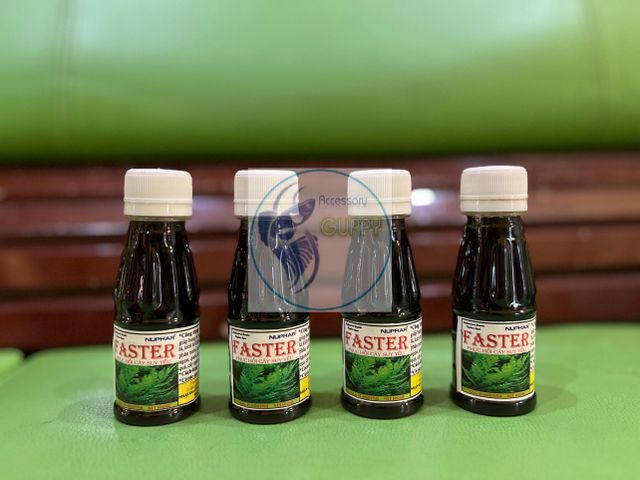 FASTER Nuphar - Kích Rễ và Chồi Cây Thủy Sinh Rêu 100ml - Dinh Dưỡng Cho Cây Mới Trồng, Phát Triển Khỏe Mạnh