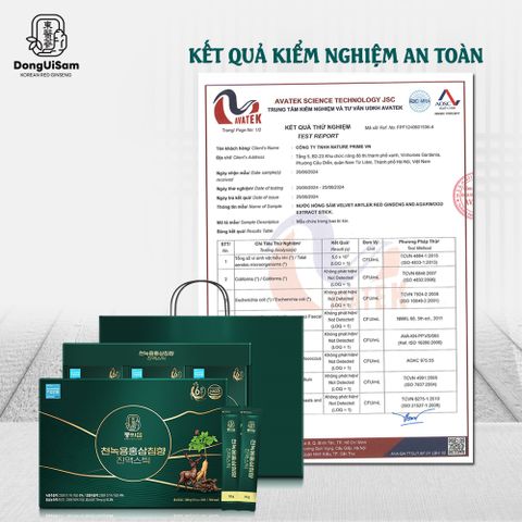 Tinh Chất Sâm Núi Nhung Hươu Trầm Hương Donguisam - Bổ Sung Sinh Lực, Tăng Cường Miễn Dịch, Hỗ Trợ Khỏe Mạnh Toàn Diện 30 Gói