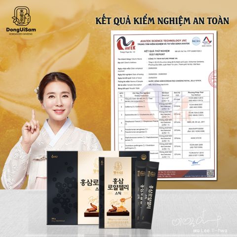 Tinh Chất Hồng Sâm Royal Jelly Stick Hàn Quốc - Tăng Cường Sức Khỏe Năng Lượng, Hỗ Trợ Miễn Dịch, Hộp 30 Gói