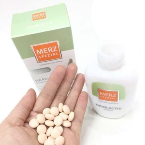 Viên mọc tóc thuần chay Merz Spezial Haar Activ Đức 120 viên