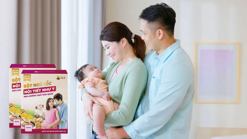 Bột Ngũ Cốc Nội Tiết Như Ý Hồng - Dành Cho Các Bậc Phụ Huynh Muốn Sinh Con Gái, Hộp 25 Gói Dinh Dưỡng Tự Nhiên