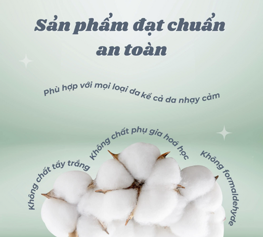 Bông Tẩy Trang La Soirée Premium Cotton 225 Miếng - Bông Mềm Nhẹ, Thấm Hút Tốt, Phù Hợp Mọi Loại Da, An Toàn Cho Da Nhạy Cảm