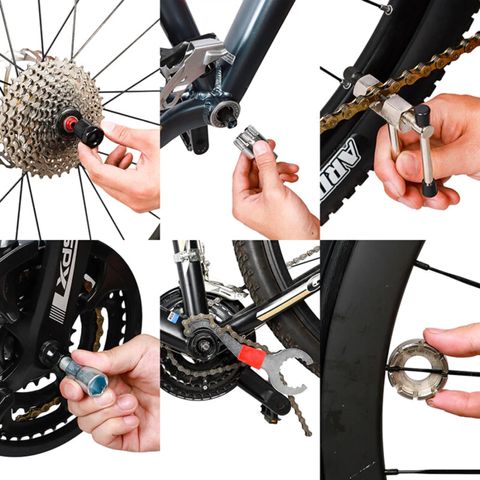 Bộ Dụng Cụ Sửa Xe Đạp 5 Món PÊ ĐAN - Combo Tiện Lợi Nhỏ Gọn Cho Bảo Dưỡng Xe Đạp Thể Thao, MTB, Đua, Phố