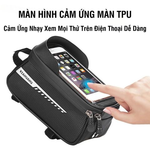 Túi Đựng Điện Thoại Xe Đạp PÊ ĐAN Chống Nước - Túi Treo Sườn Xe Đạp Đa Năng với Màn Hình Cảm Ứng TPU, Phụ Kiện Đạp Xe An Toàn