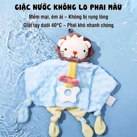 Khăn Xoa Dịu Gặm Nướu PÊ ĐAN Cho Bé Sơ Sinh - Chất Liệu Vải Bông Siêu Mềm, An Toàn Giảm Khó Chịu Khi Mọc Răng, Quà Tặng Lý Tưởng