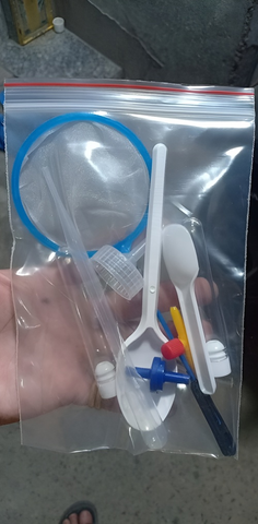 Bộ Dụng Cụ Ấp Trứng Artemia Chuyên Dùng Cho Cá Cảnh - Gồm Bình Ấp, Van Tăng Giảm Oxi, Vợt và Muỗng Múc Trứng