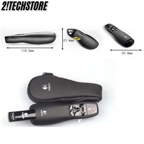 Bút Trình Chiếu Logitech R400 - Bút Laser Điều Khiển Slide PowerPoint, Trình Bày Chuyên Nghiệp, Bảo Hành 12 Tháng