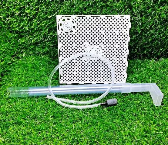 Vỉ Lọc Đáy Bể Cá Cao Cấp 14.5x14.5cm - Thiết Kế Chống Tích Tụ Cặn, Bảo Vệ Môi Trường Thủy Sinh