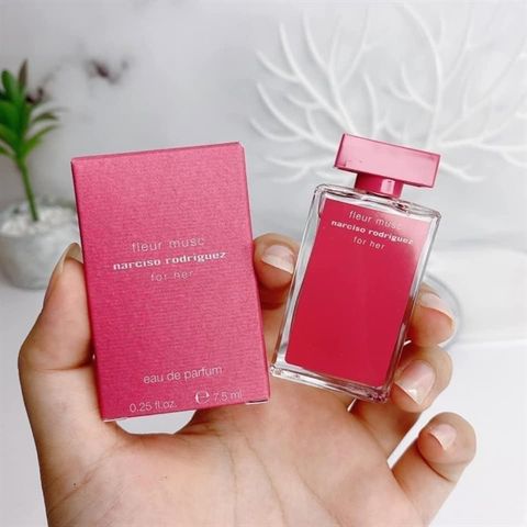 Nước Hoa Nhí - Narcisoro Fleur Musc cho Nữ EDT 7.5ml - Hương Thơm Quyến Rũ, Sang Trọng và Tự Tin