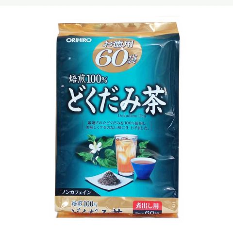 Trà Diếp Cá Orhiro 60 Túi Lọc - Hỗ Trợ Thải Độc, Thanh Lọc Cơ Thể, Giúp Làm Đẹp Da Từ Thiên Nhiên Nhật Bản