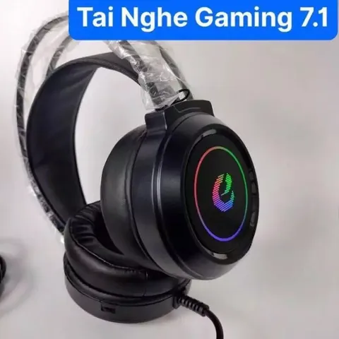Tai Nghe Gaming JRS - M1 RGB LED 7.1 Âm Thanh Chất Lượng Cao, Micro Dài, Tương Thích PC và Laptop