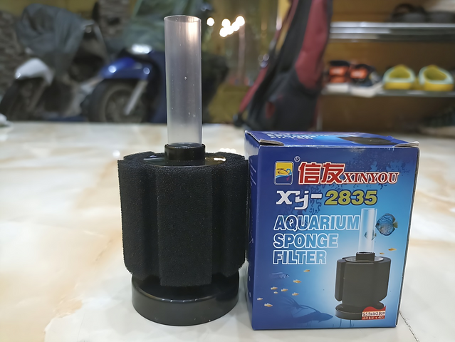 Lọc Bio Mini Sponge XY2833 XY2835 - Lọc Hồ Cá Nhỏ, Hút Bụi, Nước Trong Sạch, Phụ Kiện Guppy Chất Lượng Cao