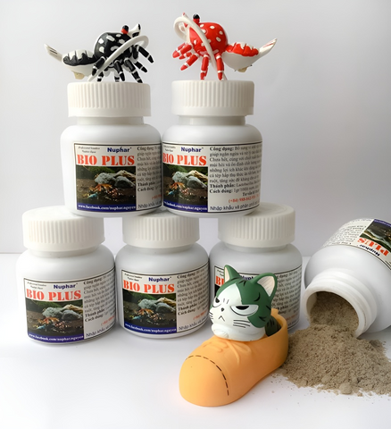 BIO PLUS NUPHAR - Men Tiêu Hóa và Khử Độc cho Cá Tép Cảnh - Hỗn Hợp Vi Sinh Giúp Cải Thiện Chất Lượng Nước