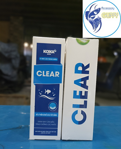 Vi Sinh KOIKA CLEAR - Chai 30ml & 105ml Xử Lý Nước Cho Cá Cảnh & Tép Cảnh, Cải Thiện Chất Lượng Nước & Ngăn Ngừa Bệnh