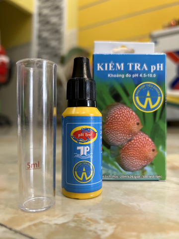 Dung Dịch Kiểm Tra Độ pH Nước Hồ Cá 30ml - Bộ Kiểm Tra Độ pH Nước, Phân Tích Dễ Dàng, Thích Hợp Cho Cá Cảnh