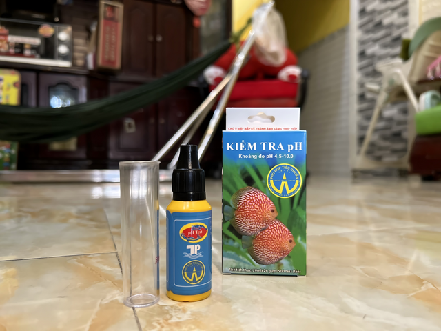 Dung Dịch Kiểm Tra Độ pH Nước Hồ Cá 30ml - Bộ Kiểm Tra Độ pH Nước, Phân Tích Dễ Dàng, Thích Hợp Cho Cá Cảnh