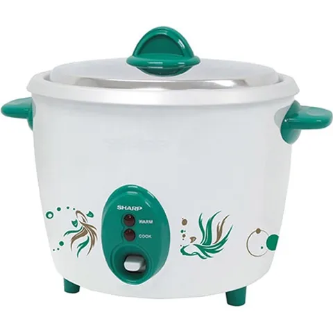 Nồi Cơm Điện Sharp KSH-D06V 0.6L - Tiết Kiệm Điện, Dễ Dàng Vệ Sinh, Nấu Cơm Ngon Cho 1-2 Người, Thiết Kế Nhỏ Gọn