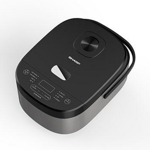 Nồi Cơm Điện Tử Sharp KS-COM194EV-BK 1.8L - Thiết Kế Hiện Đại, Đa Chức Năng Cho Gia Đình 4-6 Người