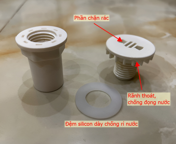 Ống Thoát Nước Xả Đáy Phi 20mm Cho Hồ Cá - Chất Liệu Nhựa Cao Cấp, Dễ Dàng Lắp Đặt, Không Lo Tắc Nghẽn