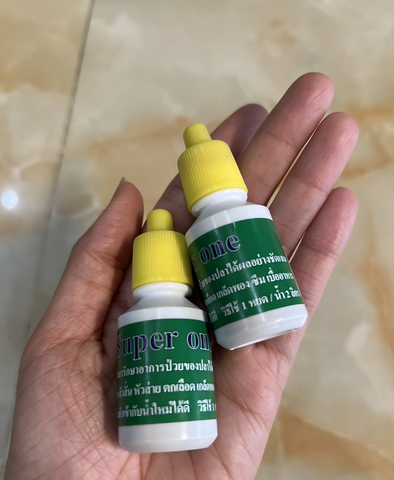 Nước Dưỡng Cá SUPER ONE Thái Lan 12ml - Chống Nấm, Giúp Cá Khỏe Mạnh và An Toàn Khi Vận Chuyển