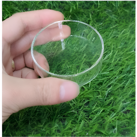 Chén MICA Đựng Thức Ăn Cho Tép Cảnh - Phụ Kiện Nuôi Tép Vuông & Tròn Tiện Lợi, Dễ Dàng Quan Sát Thú Cưng Thủy Sinh