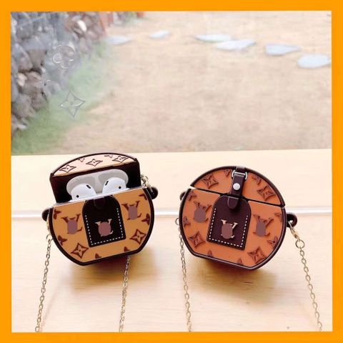 Bao Silicon Dẻo Vỏ Bọc Tai Nghe AirPods 1 2 - Túi Xách Oval Siêu Dễ Thương Cho Hộp Sạc AirPods
