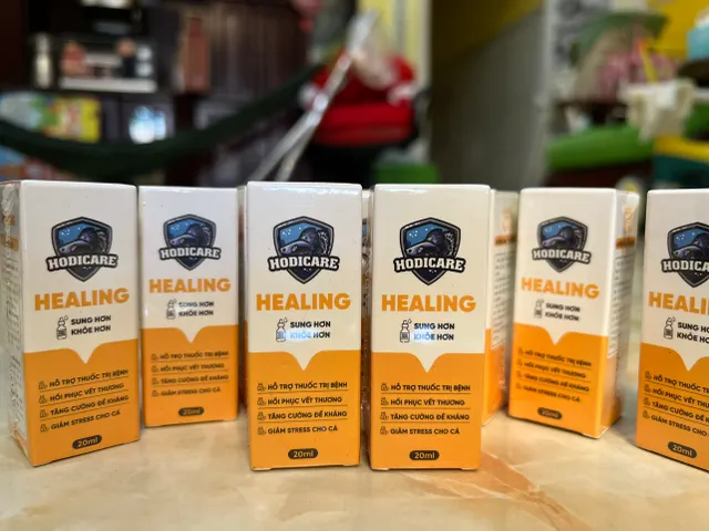 HODICARE Bộ 3 Sản Phẩm Dưỡng Cá Cảnh Ulti, Healing, Crush 20ml - Điều Trị Nấm, Ký Sinh Trùng và Hỗ Trợ Đề Kháng cho Cá