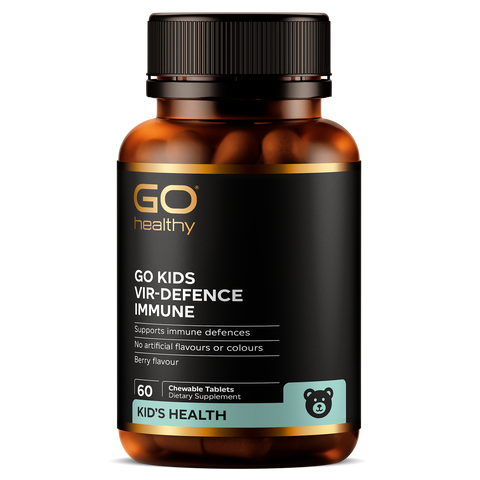 GO Kids Vir Defence Immune - Viên Nhai Tăng Đề Kháng Cho Bé 60 Viên