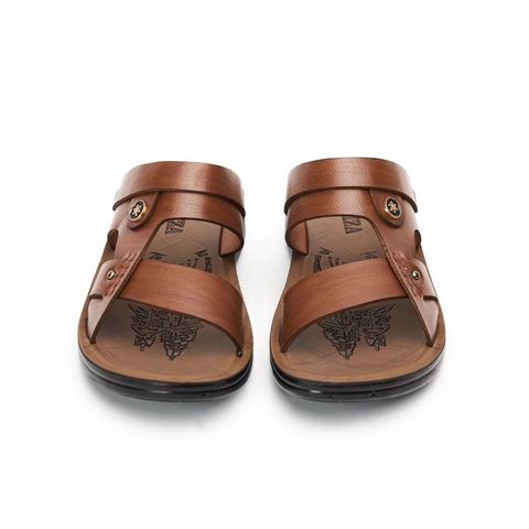 Dép Da Nam VA001 - Sandal Thời Trang Đế Đúc Bền Bỉ, Phong Cách Lịch Sự, Dễ Phối Đồ, Size Đầy Đủ 250654