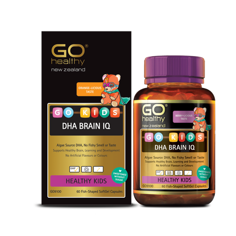 GO KIDS DHA BRAIN IQ﻿ - Viên Nhai Bổ Sung DHA Cho Bé 60 Viên