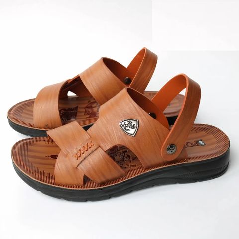 Sandal Dép Da Nam VA006 - Mẫu Mới Thời Trang Đế Đúc Bền Bỉ Phong Cách Hàng Đầu Cho Nam Giới