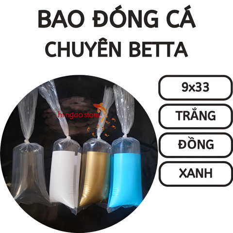 Túi Nilon Chuyên Dụng Đóng Cảnh Cá - Độ Dày Cao, Gói 100g và 500g, Nhiều Màu Sắc, Đảm Bảo An Toàn Khi Vận Chuyển