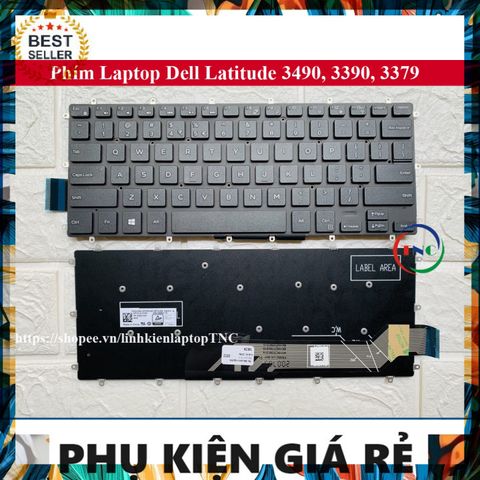 Bàn Phím Laptop Dell Latitude 3490 3390 3379 Zin Chính Hãng Có Led/Không Led - Phụ Kiện Giá Rẻ cho Laptop