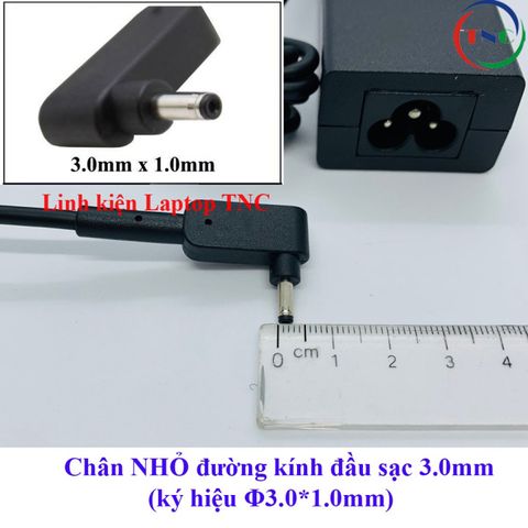 Sạc Laptop Acer Chromebook 11 13 14 15 CB3 CB5 C720 C740 19V - 2.37A / 3.42A Chân Nhỏ 3.0x1.0mm - Phụ Kiện Chất Lượng Cao