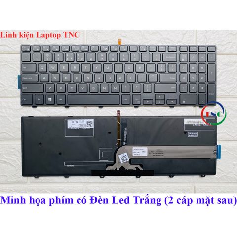 Bàn Phím Laptop Dell Latitude 3550 3560 3570 3580 3588 - Phụ Kiện Chất Lượng Cao Giá Rẻ, Thay Thế Hoàn Hảo cho Laptop