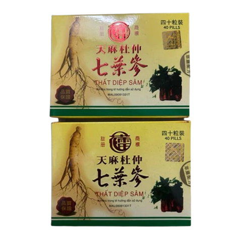 Thất Diệp Sâm Hỗ Trợ Xương Khớp Chính Hãng Malaysia - Giảm Đau Viêm Khớp, Tái Tạo Màng Sụn, 40 Viên Chất lượng Cao