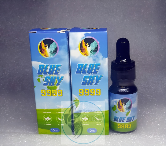 Dung dịch Blue Sky 9999 10ml - Chăm sóc cá cảnh, trị stress, xử lý nấm, tắm cá Koi, hỗ trợ vận chuyển cá an toàn