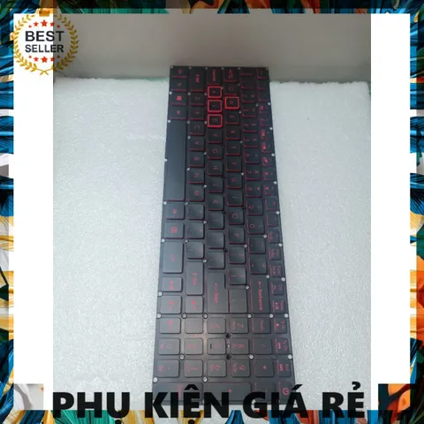 PHỤ KIỆN GIÁ RẺ ✅ Bàn phím latop Acer Nitro 5 AN515-41 AN515-42 AN515-51 AN515-52 AN515-53 - Led đỏ