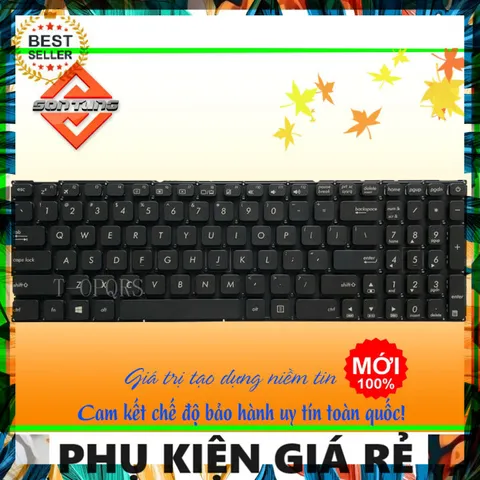 Bàn Phím Asus X541 X541U A541 F541 US - Phụ Kiện Giá Rẻ, Chất Lượng Cao Cho Laptop
