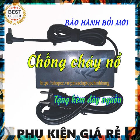 Sạc Laptop Asus ROG Strix G531GT G731GT G571 - 20V 7.5A 150W Chân Tròn Có Kim Chính Hãng, Đổi Mới 6 Tháng